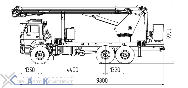 АГП 38 КАМАЗ 43118